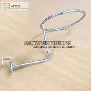 Móc treo nón - mũ- bóng cài thanh hộp 15mm x 30mm