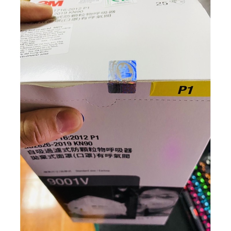 Khẩu trang 3M 9001V lọc khói bụi nano và vi khuẩn | BigBuy360 - bigbuy360.vn