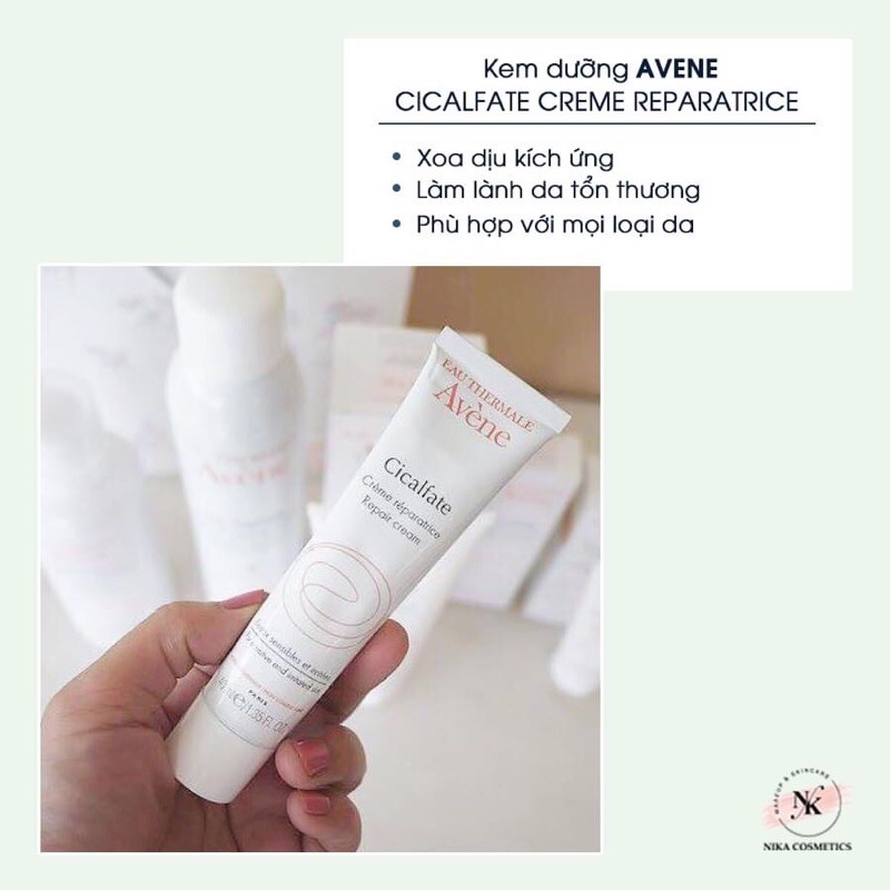 Kem dưỡng phục hồi Avene Cicalfate Crème Reparatrice Repair Cream Pháp
