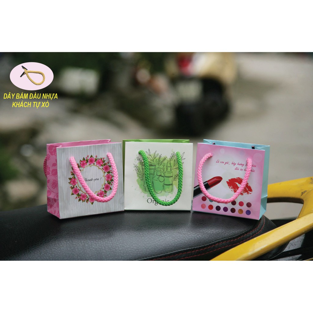 50 cái - Túi giấy đựng son quà tặng mini phụ kiện handmade kem mỹ phẩm nhỏ quà cưới