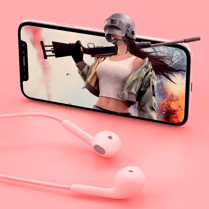 Tai Nghe Chụp Tai Có Dây 8 Màu Sắc Ngọt Ngào Kèm mic Giắc Cắm 3.5mm Tiện Dụng