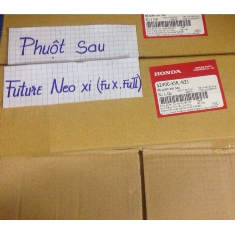 Cặp phuộc nhún giảm sóc sau xe future neo, X , 2 zin honda