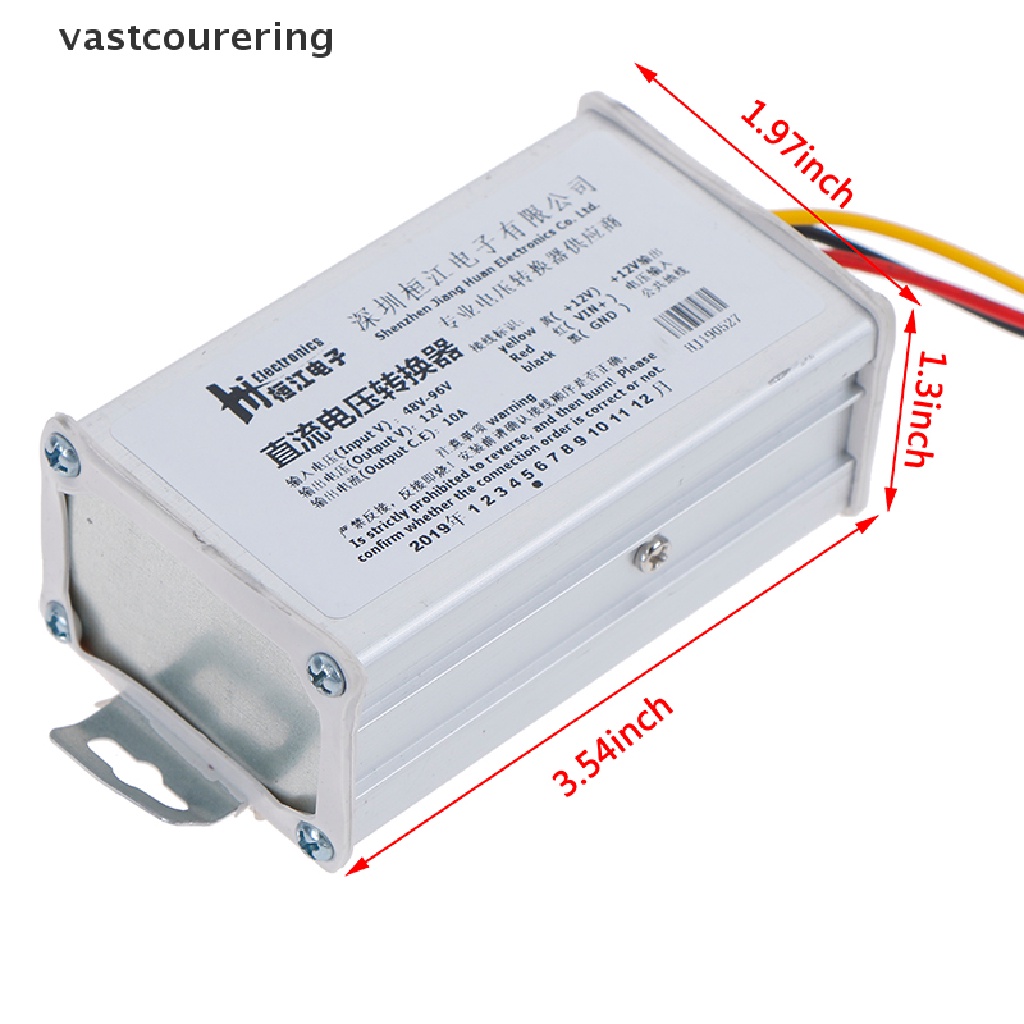 Bộ Chuyển Đổi Vast DC 48V-96V Sang 12V-10A 120W Cho Bình Ắc Quy Xe Hơi