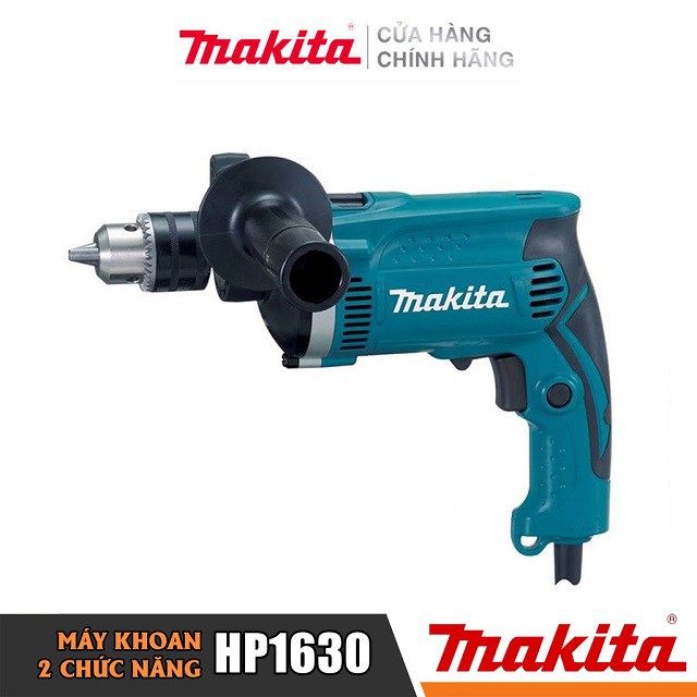 [Chính Hãng] Máy Khoan Búa Makita HP1630 (710W-16MM), Giá Đại Lý Cấp 1, Bảo Hành Tại Các TTBH Toàn Quốc