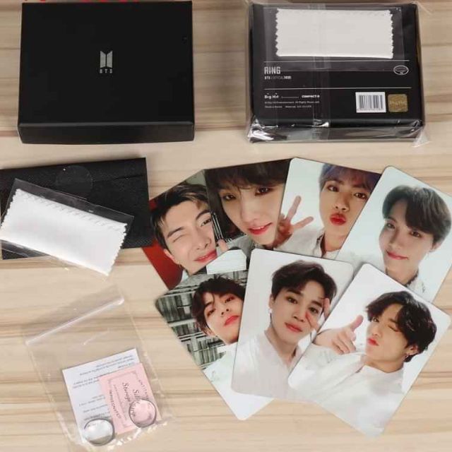 Nhẫn cặp BTS - Army (Full box + card)