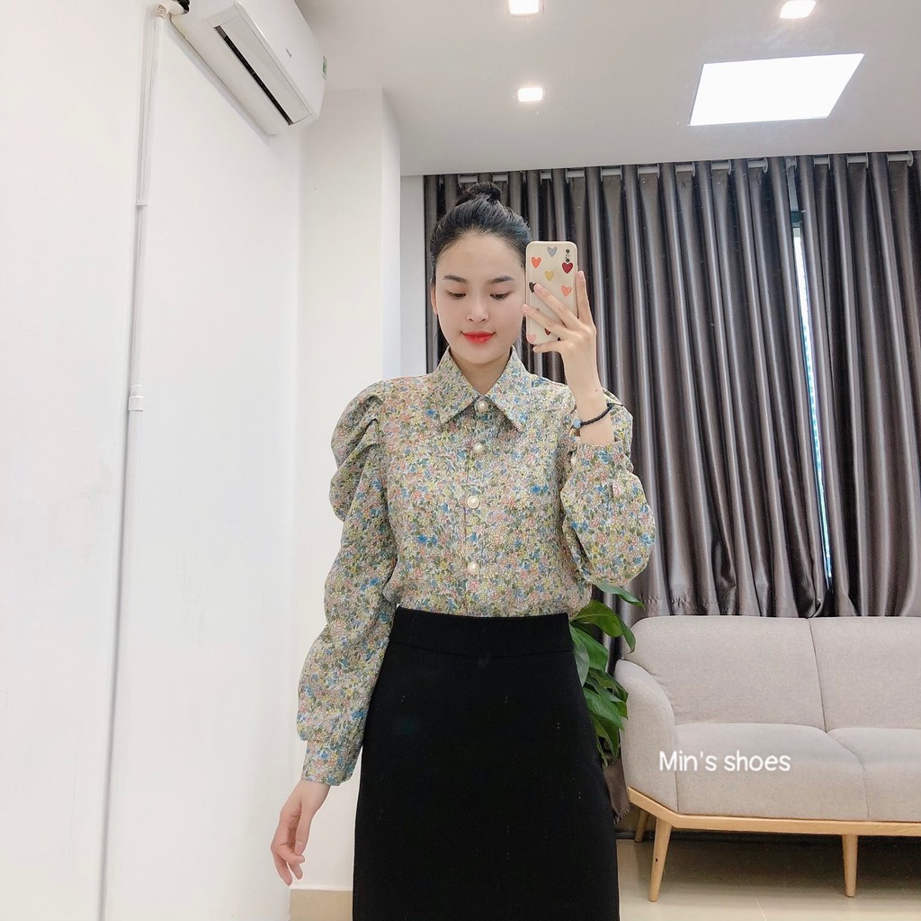 Min's Shoes - Áo 321 Hoa nhí cúc ngọc sang chảnh