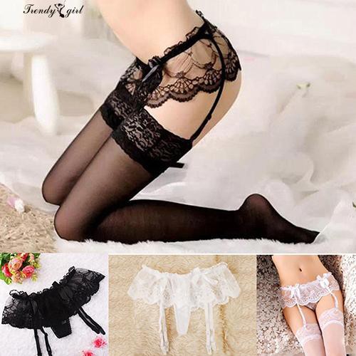 Tất đùi phối ren có nịt bít tất gợi cảm