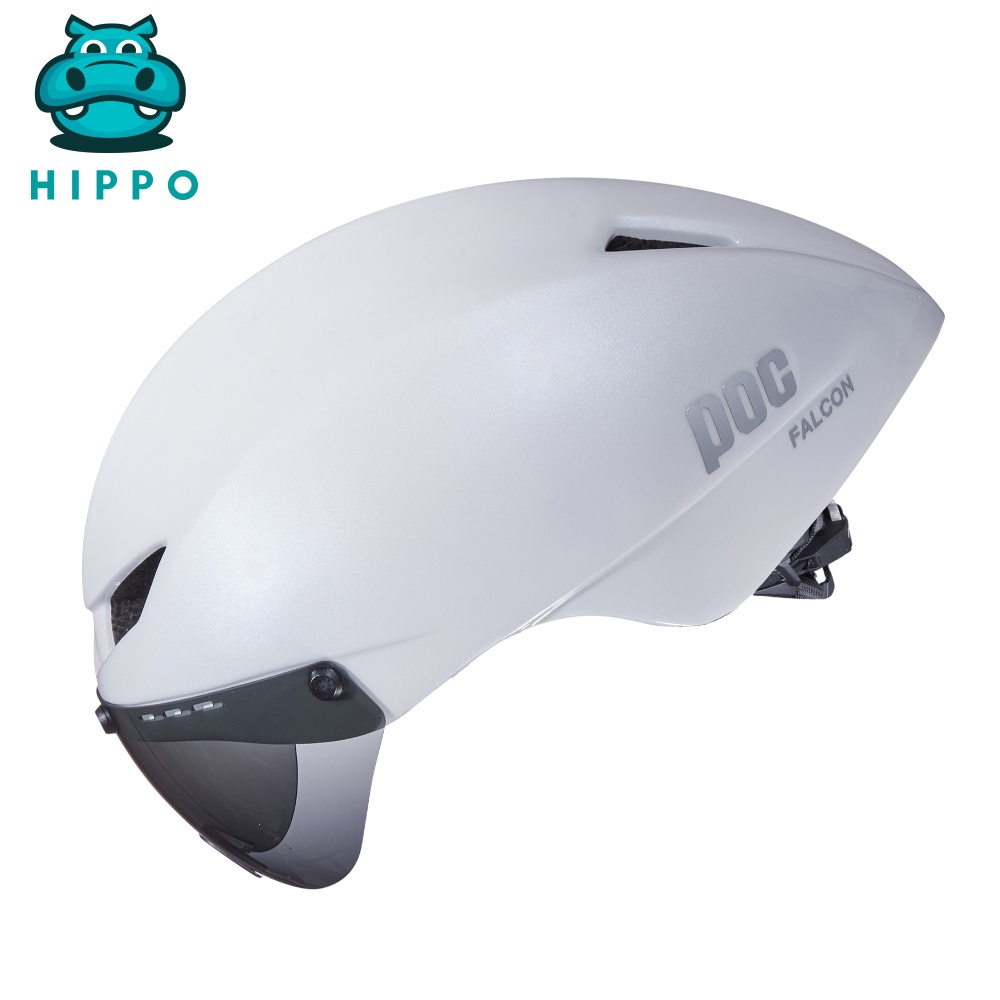 Mũ bảo hiểm xe đạp thể thao Poc Falcon siêu nhẹ chính hãng màu trắng thời trang - HIPPO HELMET