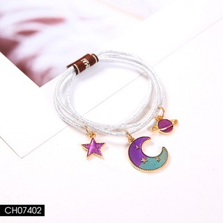 CH074 Cộc tóc CHARM Hàn Quốc - BST Goodnight - Moon Star
