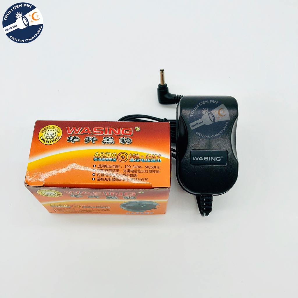 Sạc đèn pin WASING chính hãng cao cấp 100-240V 50/60Hz