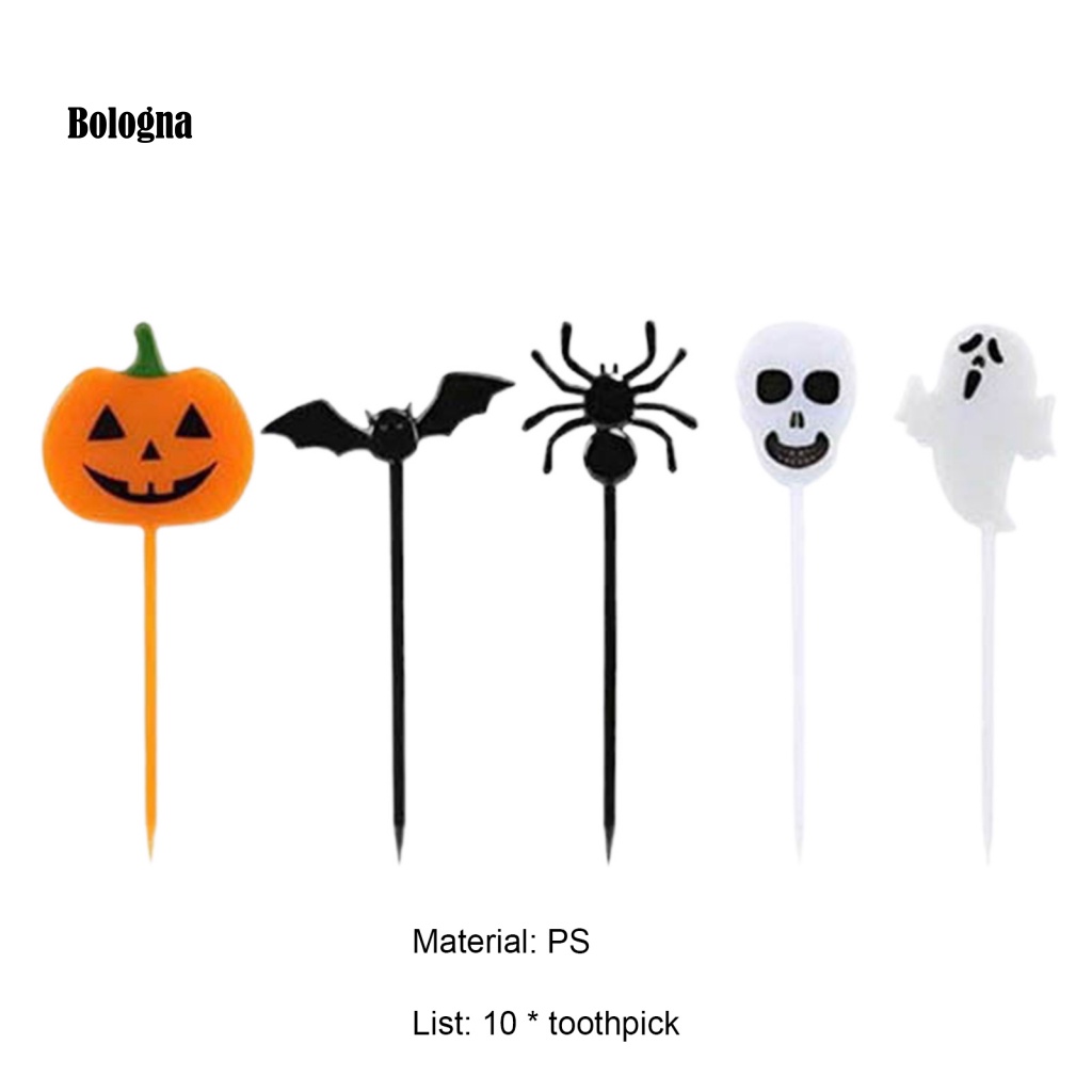 Phụ Kiện Trang Trí Bánh Kem Phong Cách Halloween Màu Sắc Tươi Sáng