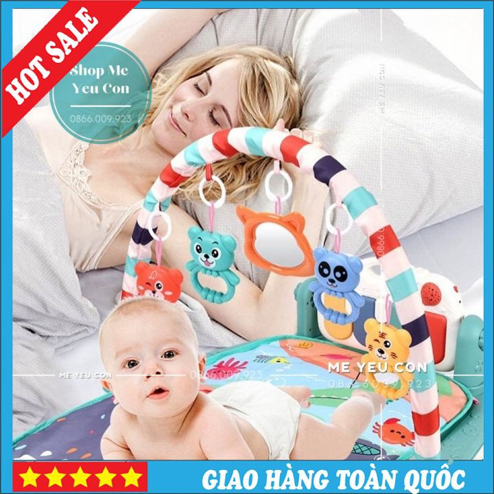 Thảm Nhạc Cho Bé Nằm Chơi, Thảm Nhạc Voi Xanh Siêu Đẹp, Mẫu Mới Nhất (Kèm Ảnh Thật)