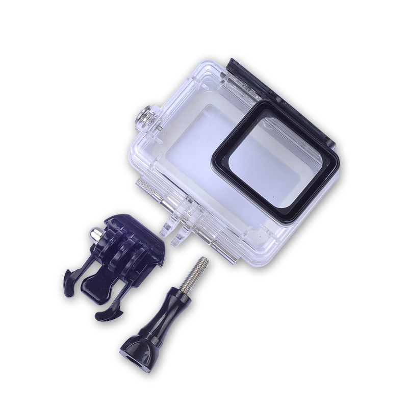 Case chống nước, vỏ chống nước cho Gopro hero 5,6,7,8,9, 10 + tặng 12 miếng chống đọng sương