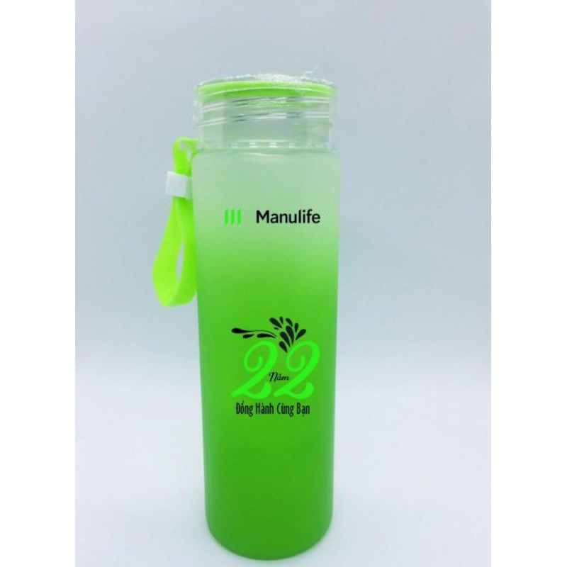 Bình Thủy Tinh logo quà tặng Manulife | BigBuy360 - bigbuy360.vn