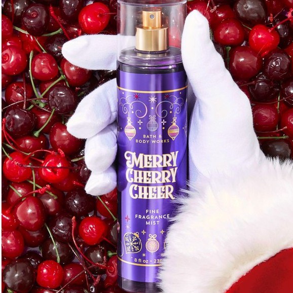 Xịt Thơm Toàn Thân MERRY CHERRY CHEER Bath &amp; Body Works Fine Fragrance Mist (236ml) +jɥȽÿ08+