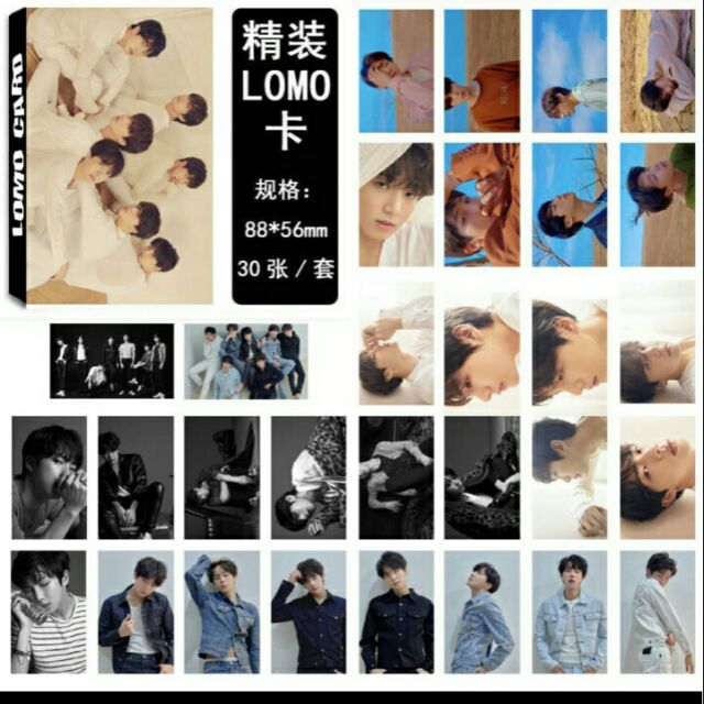 Lomo card BTS album Love Yourself: Tear