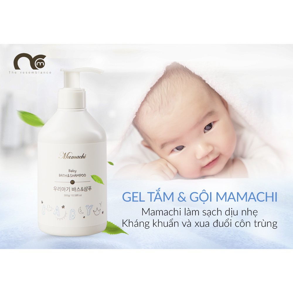 Gel tắm và gội Mamachi 300ml 4367