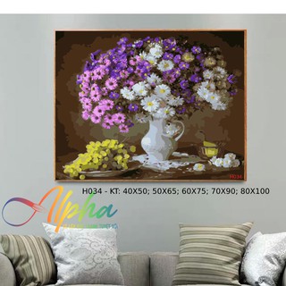 Tranh số hóa alpha - tranh hoa h034