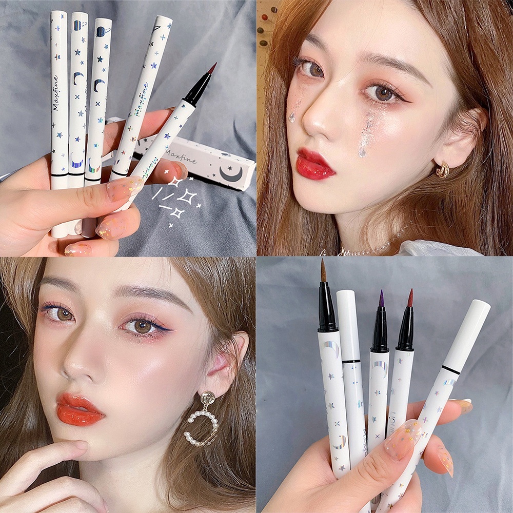 Bút Kẻ Mắt Dạng Lỏng Màu Tím Nhạt Siêu Mịn