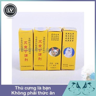 Thuốc nhỏ gáy đài chó mèo cực tốt Phụ kiện Long Vũ