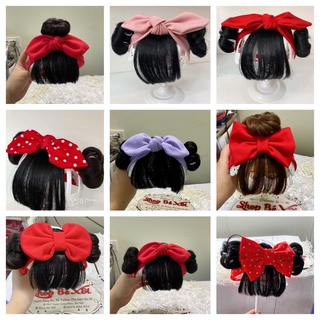 Turban tóc giả cho bé, băng đô tóc giả bé gái
