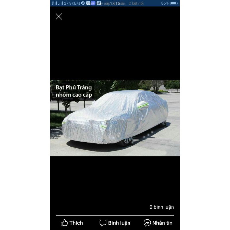 Bạt phủ xe ôtô