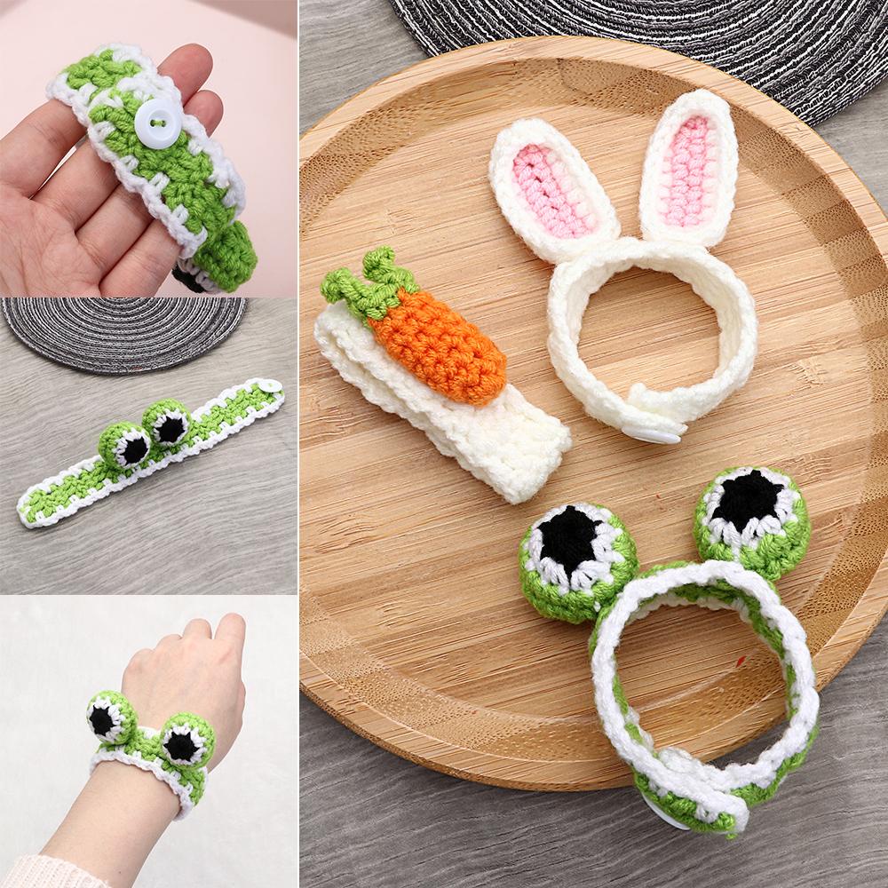 NIUYOU Vòng Tay Dây Bện Mặt Hình Cà Rốt Dễ Thương Sáng Tạo Cho Bé Gái