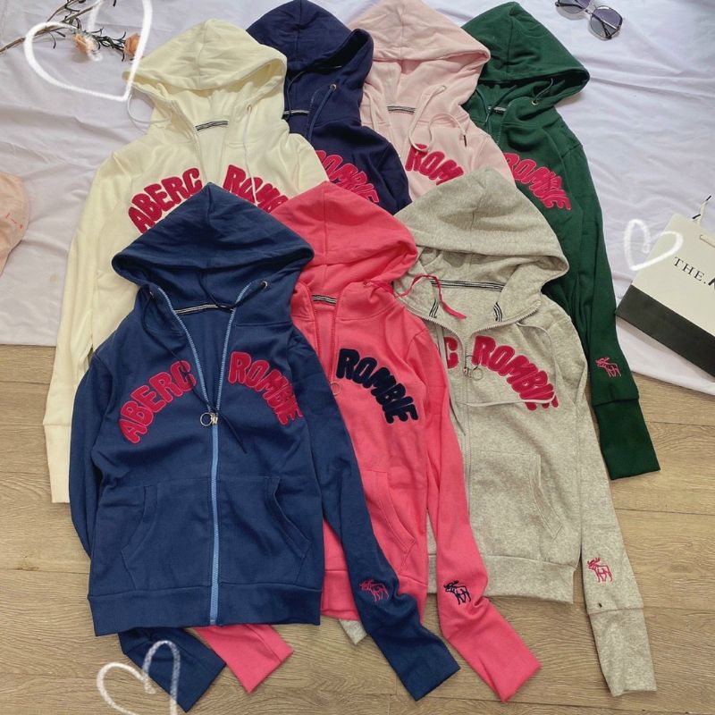 Áo khoác ABERCROMBIE chữ thêu