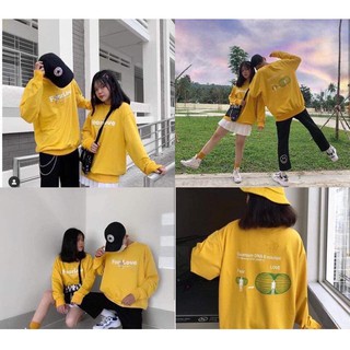 Áo sweater Fear love chất thun dài tay
