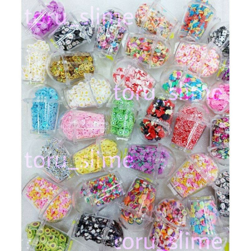 Ly Nail, Cốm nắp bầu trang trí Slime, đắp móng toru_slime