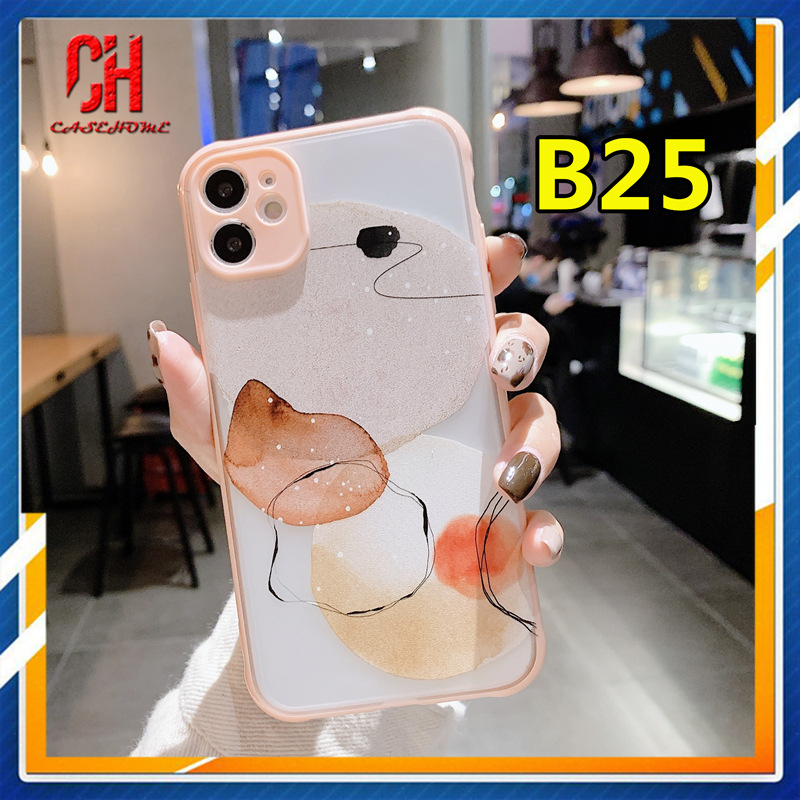 Elegant Ink Painting Camera Lens Protector IPhone 12 mini 12 pro max 11 6 7 6S 8 Plus X Se 2020 6SPlus 7Plus 6Plus 8Plus XS Soft Phone Case