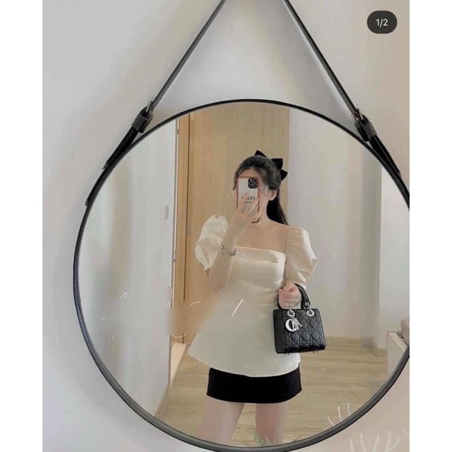 Túi Di”or La”dy Da Bóng Tag Bạc Hàng Full Hộp Chuẩn Sup