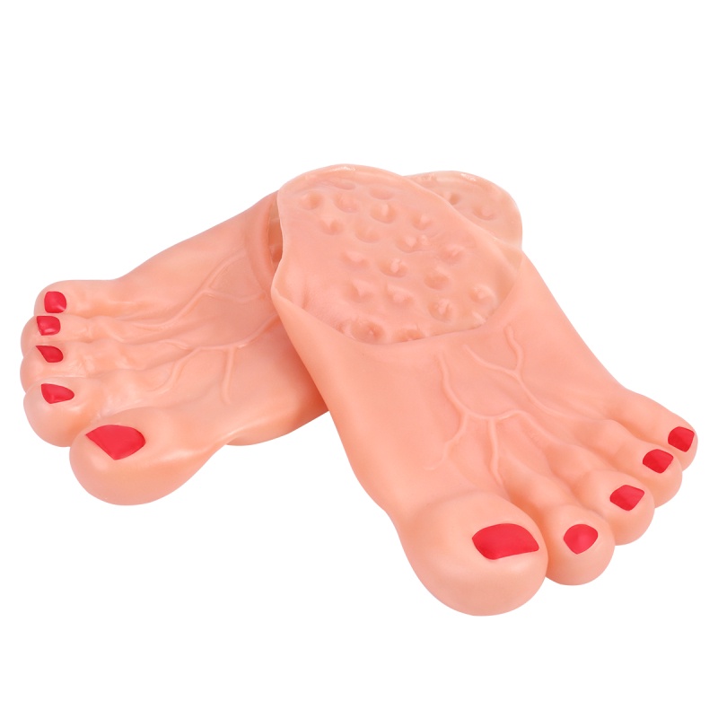 1 Đôi Dép Bông Hình Đôi Chân To Hóa Trang Sáng Tạo