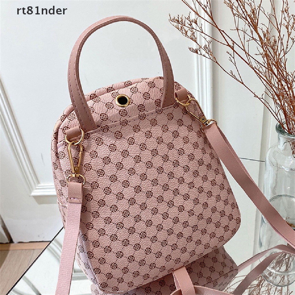 Ba lô mini họa tiết kẻ sọc thiết kế thời trang cho nữ