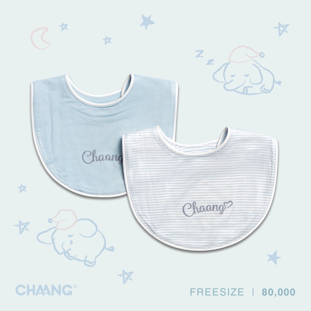 [CHAANG] Set 2 yếm tròn sơ sinh cho bé hãng Chaang, BST Chaang Dreamy 2021