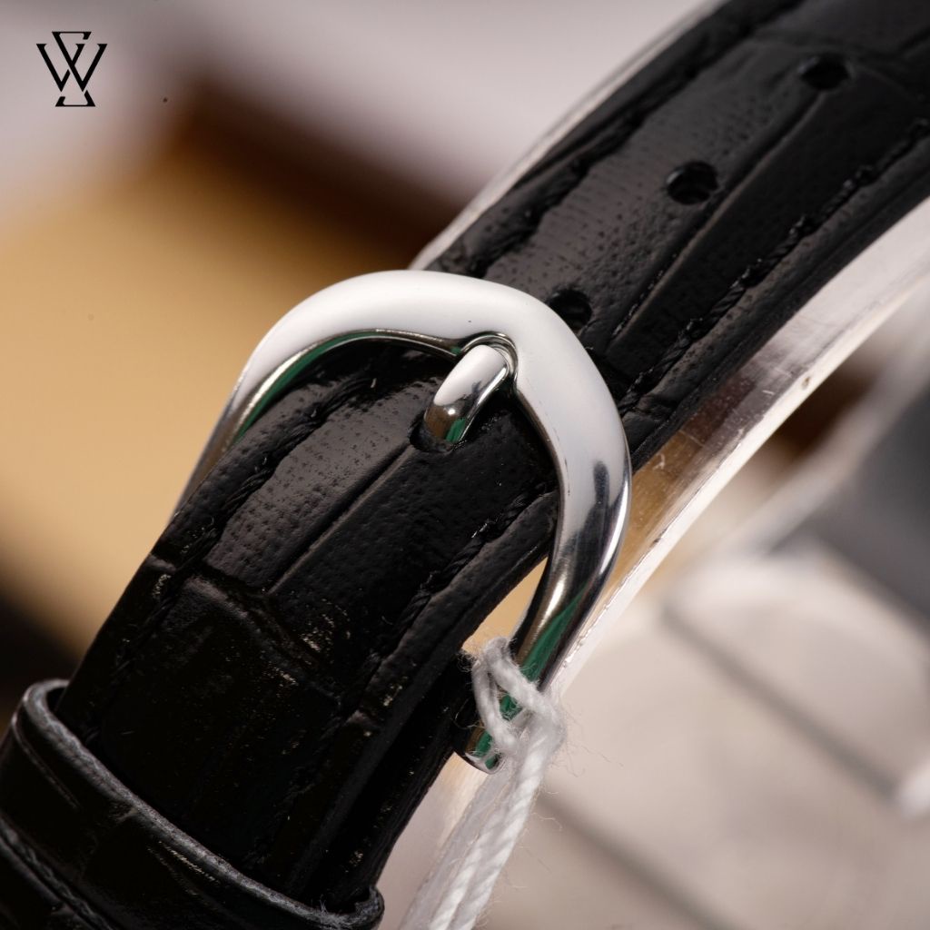 Đồng Hồ Quartz Nữ Casio WATCHSTORE LTP-V005L-7BUDF Thiết Kế Mặt Kính Khoáng 28mm, Dây Da Đen Và Vỏ Thép Không Gỉ