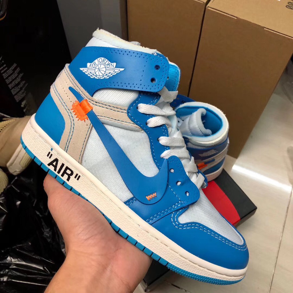 salle (Xả Hàng Đón 2020). [GeekSneaker] Giày Air Jordan 1 UNC OFF WHITE - BEST QUALITY : ⁸ :; `