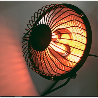 Quạt sưởi ấm mini để bàn, quạt sưởi ấm mùa đông mini nhỏ gọn, đường kính 19cm, công suất 300W, tản nhiệt đều, ấm áp