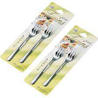 Set 2 dĩa inox Twins cỡ nhỏ Nội địa Nhật Bản