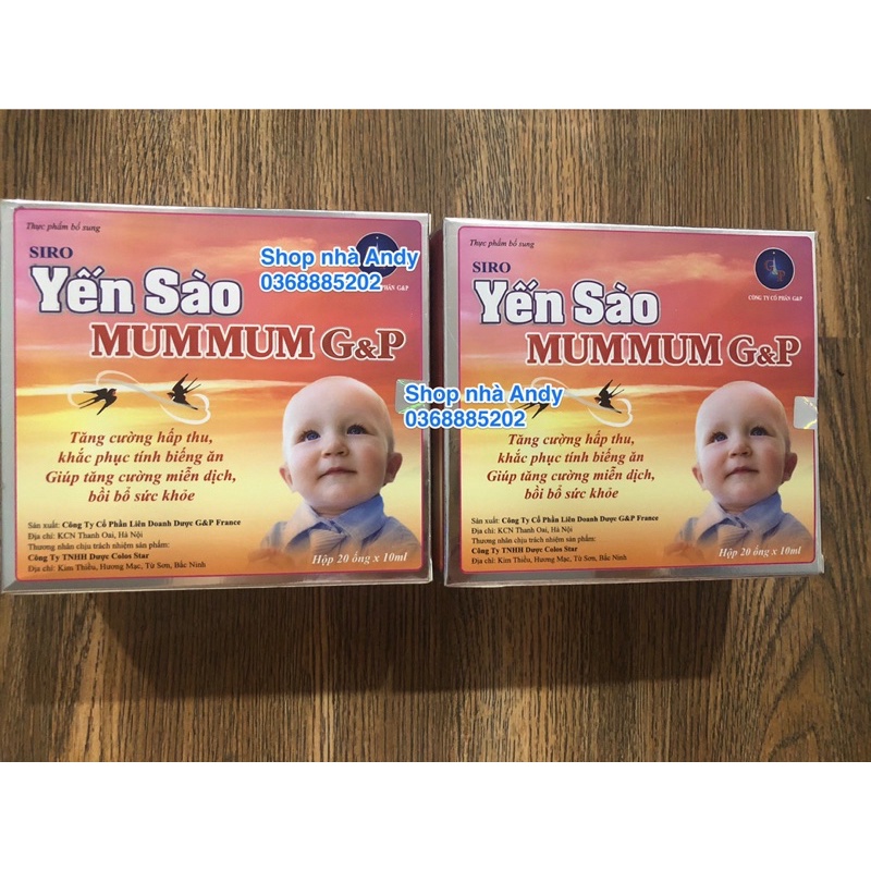 Siro Yến Sào Ăn Ngủ Ngon Gold G&amp;P | Yến sào Mummum GP - Giúp bé ăn ngon miệng, bồi bổ sức khỏe, tăng cường hệ miễn dịch