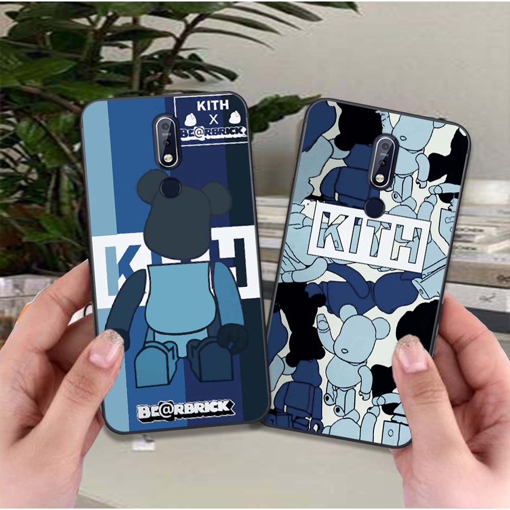 Ốp lưng điện thoại nokia 5.1 plus / nokia 6.1 plus / 7.1 / 7.1 plus / nokia 8.1 in hình gấu bearbrick, snoopy cá tính
