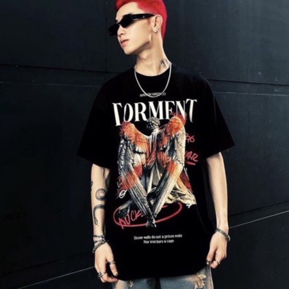 Áo Phông Mikenco Torment Nam Nữ Hình In 5D Chính Hãng Cao Cấp Chất Liệu Cotton Cực Đẹp
