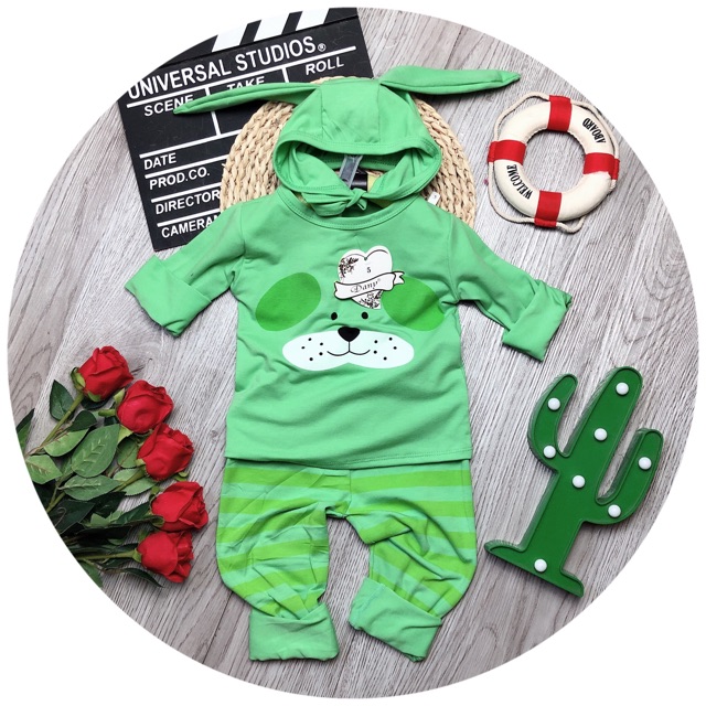 BỘ BODY KÈM MŨ TAI THỎ CƯNG XỈU CHO BÉ YÊU | BigBuy360 - bigbuy360.vn