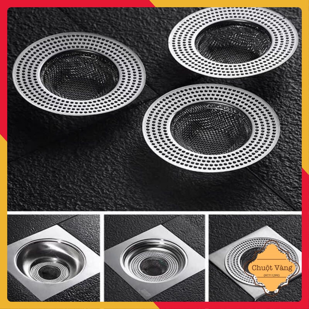 Dụng cụ bịt nắp cống lưới inox tiện lợi [ Chuột Vàng 28 ]