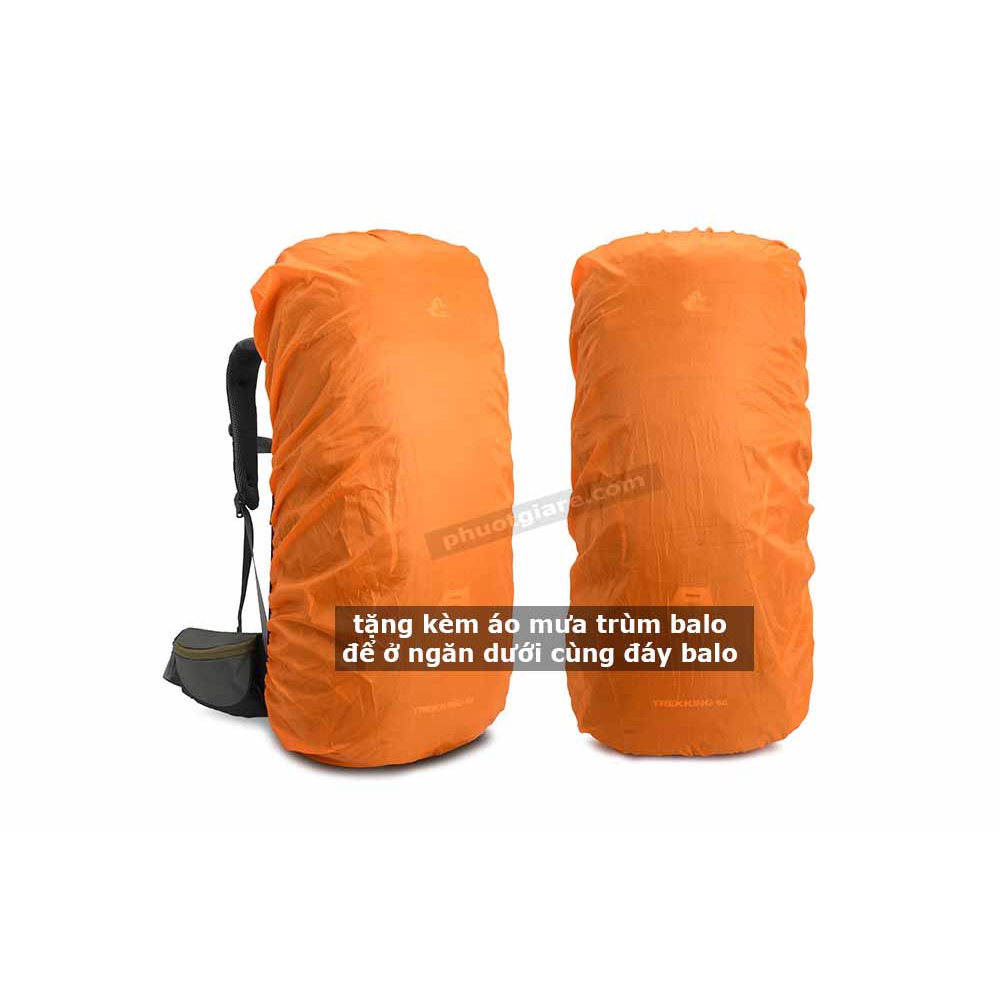 Balo leo núi trekking 60 lit siêu nhẹ chỉ 1,1kg