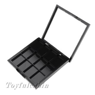 Hộp đựng phấn mắt rỗng 12 khe Son môi Bảng mỹ phẩm DIY Clear Top
