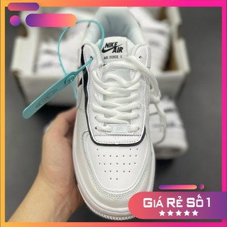 (FREESHIP+ẢNH THẬT) Giày AF1 Shadow trắng viền đen