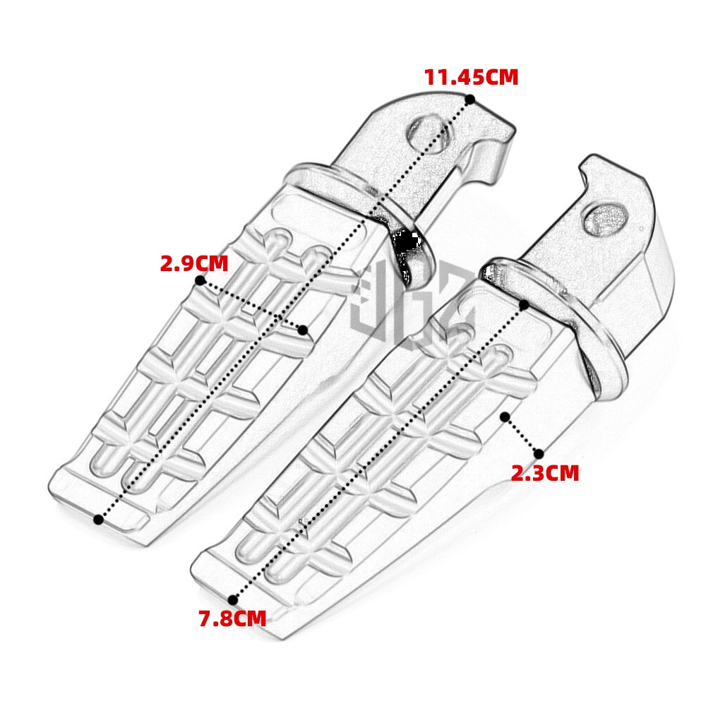 Gác Chân Sau CNC Chống Trượt Cho YAMAHA NMAX 155 125 V1 V2 NVX V1 V2 TMAX