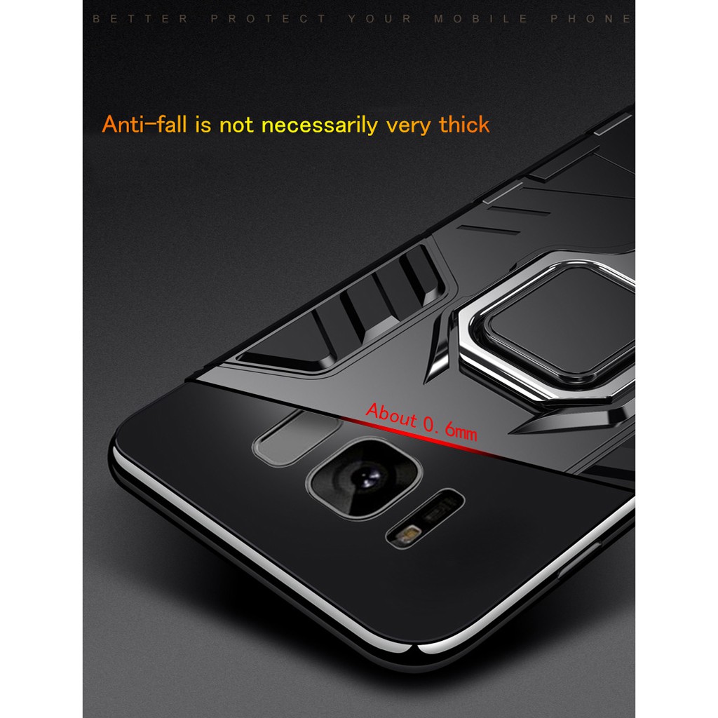 Ốp điện thoại tích hợp giá đỡ và đế nam châm cho Samsung Galaxy S8+ S9 Plus S10 + Plus S 10e Note 10+ Plus Note 9