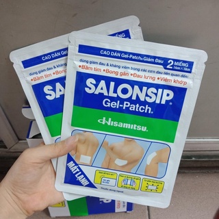 ( Sỉ - lẻ) Salonsip Gel Patch 2 miếng/gói